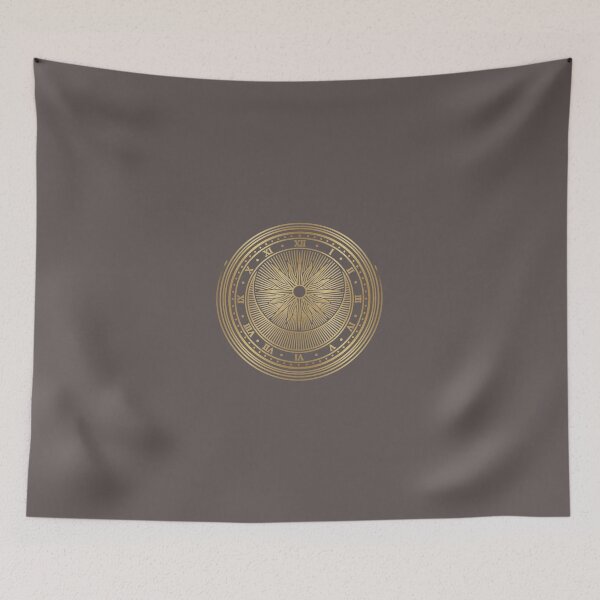 Item preview, Golden Astrolabe: Celestial Sun Dial with Roman Numerals designed and sold by 63Hotpeppers.