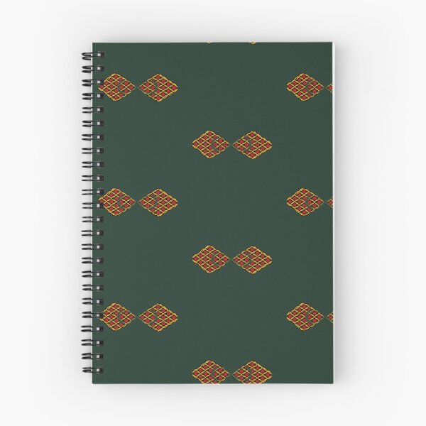 Item preview, Art Deco Geometric Diamond Lattice Pattern Forest Green designed and sold by Macramellennias.