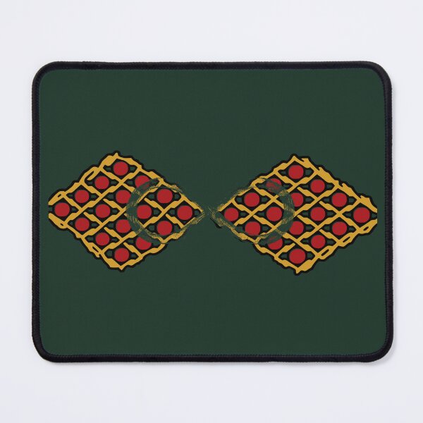 Item preview, Art Deco Geometric Diamond Lattice Pattern Forest Green designed and sold by Macramellennias.