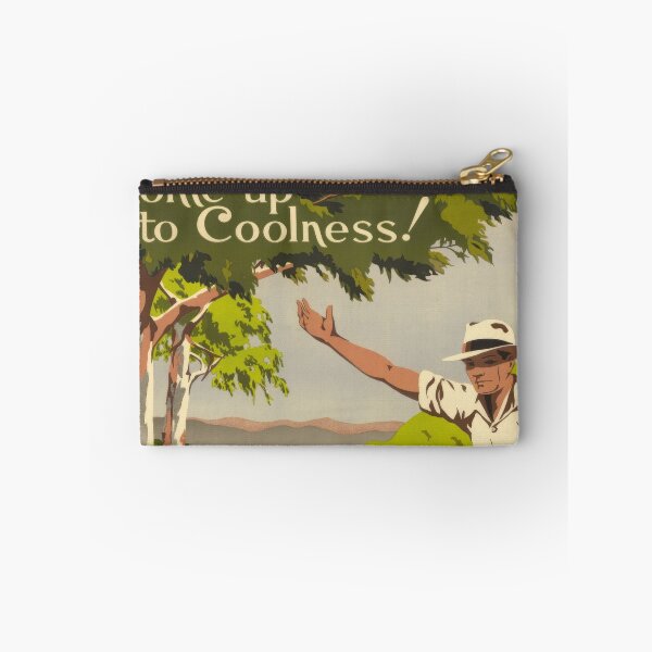 Item preview, Queensland Australia Bushwalker Vintage Travel Print designed and sold by MarkedArtPrints.