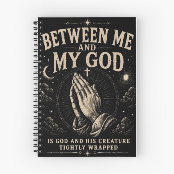 Item preview, Between Me and My God – Vintage Praying Hands Christian Faith T-Shirt Design designed and sold by Obiechefu.