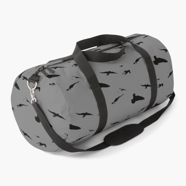 Item preview, Flock Of Seagulls Scavenging Black Silhouette designed and sold by taiche.