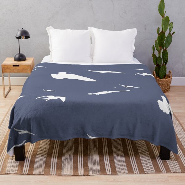 Item preview, Flock Of Seagulls Scavenging White Silhouette designed and sold by taiche.