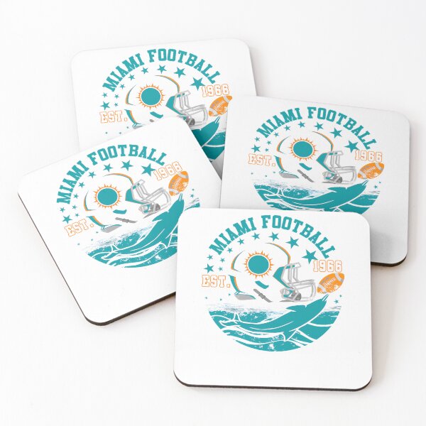 Artikelvorschau, Miami Est 1966 Footballhelm Neuheit Dolphin Sports entworfen und verkauft von zarinaks.
