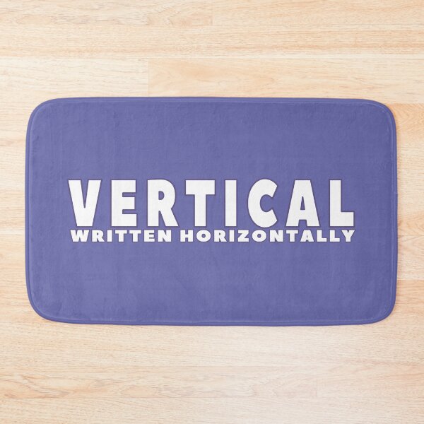 Item preview, Vertical Written Horizontally No 4 designed and sold by Fun Funky Designs.
