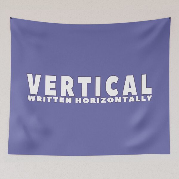 Item preview, Vertical Written Horizontally No 4 designed and sold by Fun Funky Designs.