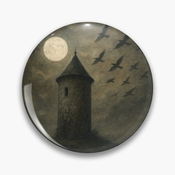 Item preview,  Gothic Fantasy Art | Ruin of the Enchanted Chapel | Dark Folklore Enchanted Painting designed and sold by yeeted17.