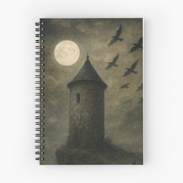 Item preview,  Gothic Fantasy Art | Ruin of the Enchanted Chapel | Dark Folklore Enchanted Painting designed and sold by yeeted17.