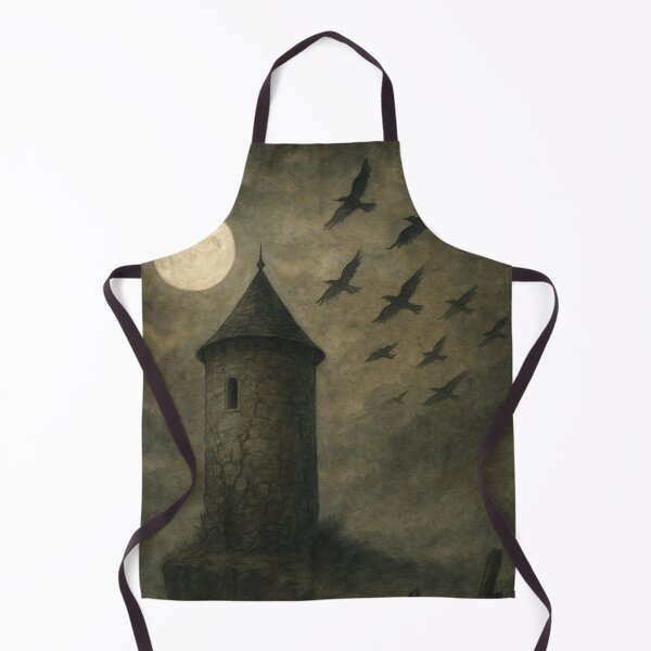 Item preview,  Gothic Fantasy Art | Ruin of the Enchanted Chapel | Dark Folklore Enchanted Painting designed and sold by yeeted17.