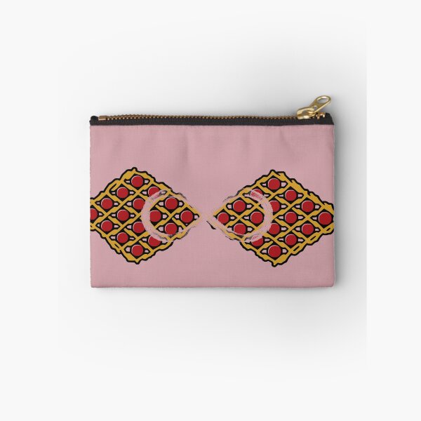 Item preview, Art Deco Geometric Diamond Lattice Pattern Dusty Rose designed and sold by Macramellennias.