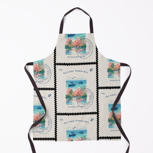 Item preview, Key Largo Florida Keys Reef Postage Stamp Sticker designed and sold by stickercuffs.