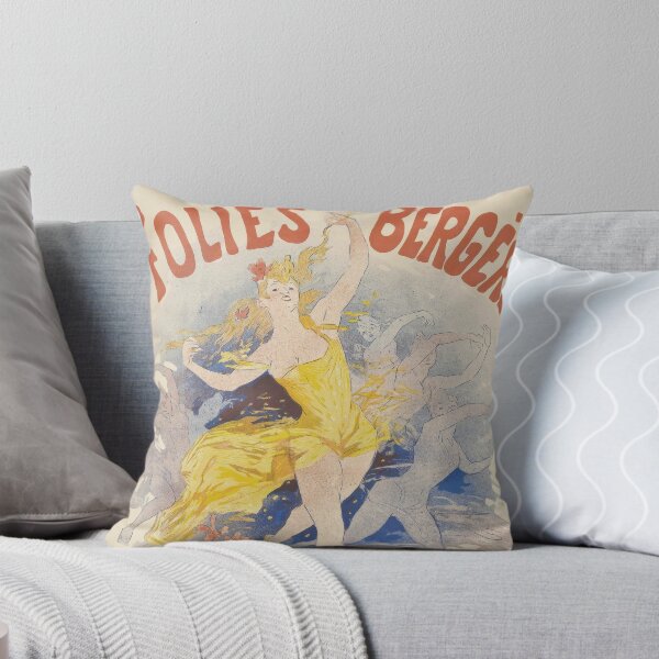 Aperçu de l'œuvre Folies Bergère Paris Vintage Cabaret Poster créée et vendue par MarkedArtPrints.