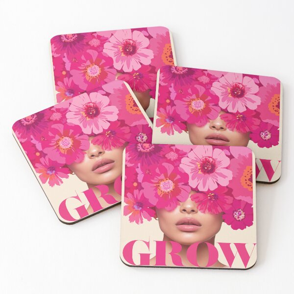 Item preview, Blooming mind. Grow in pink – vibrant floral bloom. designed and sold by Stardust Closet.
