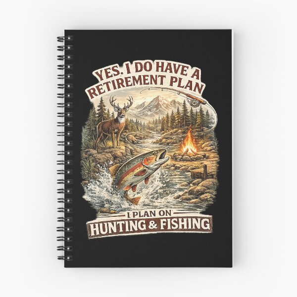 Item preview, Yes I Have Retirement Plan Hunting and Fishing Campfire designed and sold by OlakunleOloroz.