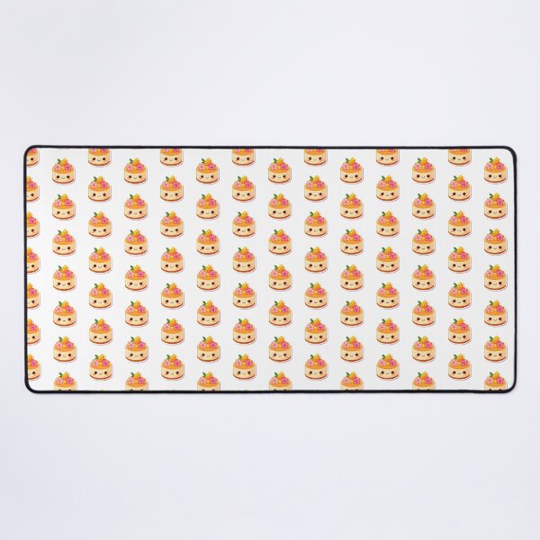 Item preview, Kawaii Mango Cheesecake Sticker – Adorable Smiling Tropical Dessert Cartoon Vinyl Decal designed and sold by Pandey14.