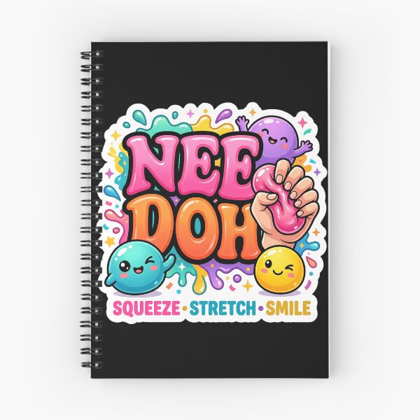 Item preview, Cute Sensory Squishy Kawaii Sticker – Squeeze Stretch Smile Colorful Stress Relief Design designed and sold by Bhaskar Digital Art.