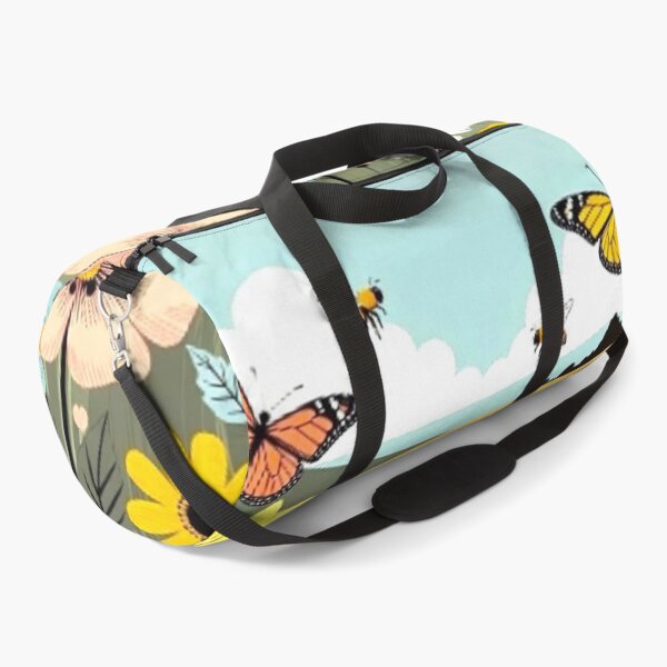 Item preview, Whimsical Sunflower Meadow - Cute Folk Art Flower Pattern designed and sold by Nexus Space.