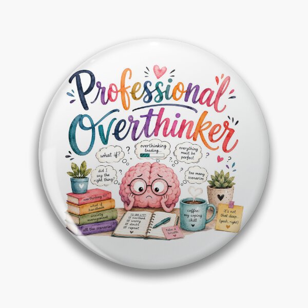 Item preview, Professional overthinker designed and sold by nimmitrends.