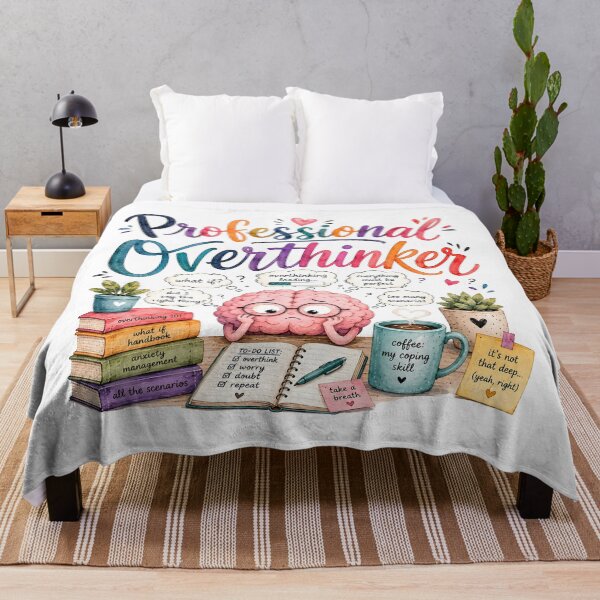 Item preview, Professional overthinker designed and sold by nimmitrends.