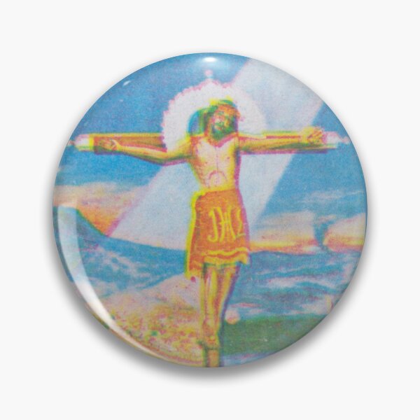 Item preview, Mexican Estampita Print of Jesus on the Cross designed and sold by Ivar F. Andresen.