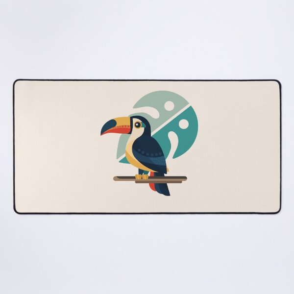 Item preview, Tropical Toucan | Modern Geometric Bird Art designed and sold by Lucy Cooper.