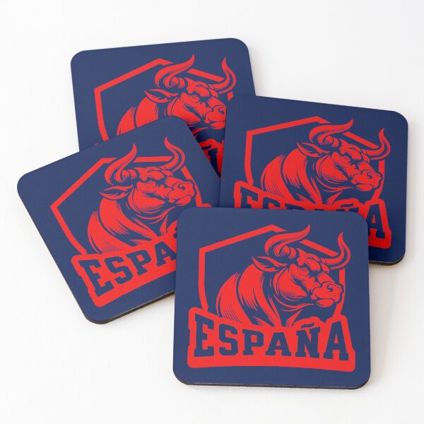 Item preview, España bull animated red blue designed and sold by VRedBaller.