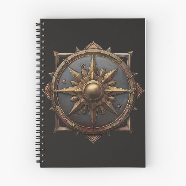Item preview, Ancient Relic: Steampunk Compass & Celestial Star Shield designed and sold by 63Hotpeppers.