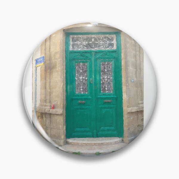 Item preview, Greek Green Door, in old town in North Cyprus,  designed and sold by Crafted-by-Nico.
