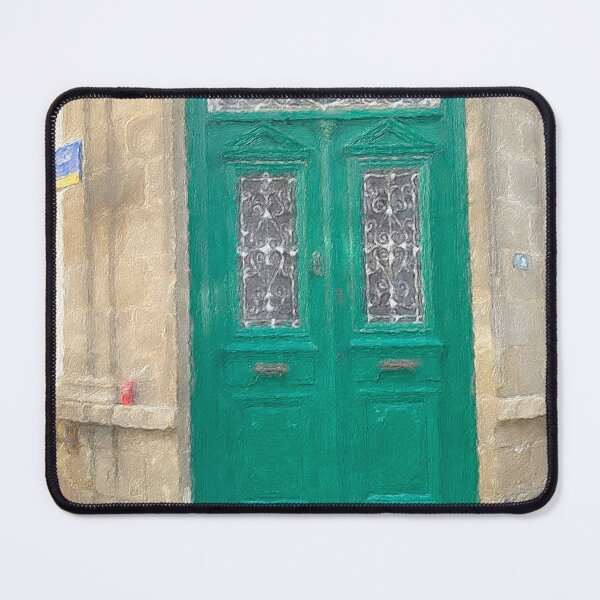 Item preview, Greek Green Door, in old town in North Cyprus, designed and sold by Crafted-by-Nico.