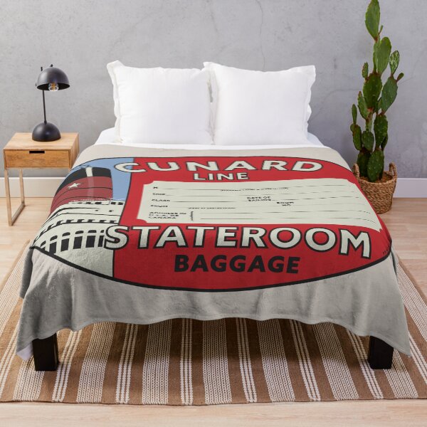 Item preview, Cunard Line Stateroom Baggage Tag designed and sold by travelwitheric.