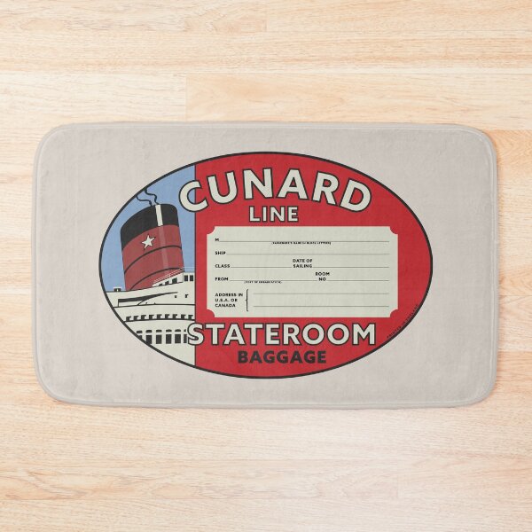 Item preview, Cunard Line Stateroom Baggage Tag designed and sold by travelwitheric.