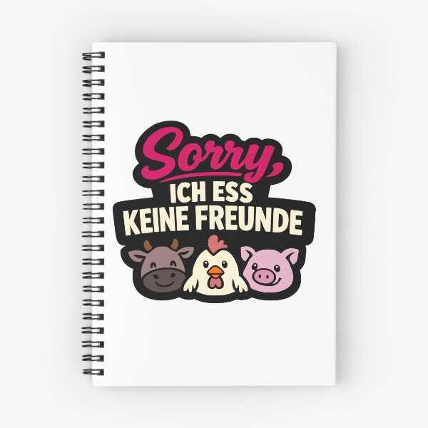 Item preview, Sorry, I don't eat friends. Vegan motif designed and sold by Pommes im Bett.