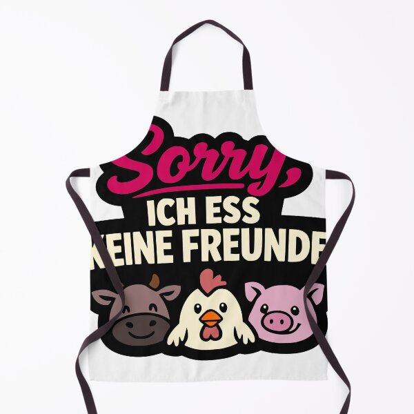 Item preview, Sorry, I don't eat friends. Vegan motif designed and sold by Pommes im Bett.
