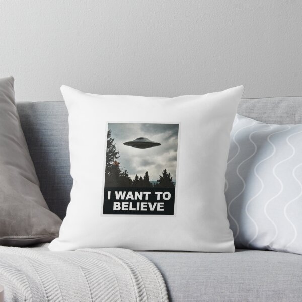 Item preview, I Want To Believe UFO Flying Saucer Retro SciFi designed and sold by raedattia.
