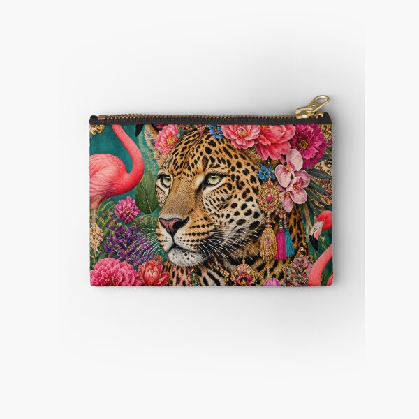 Item preview, Leopard and Flamingos designed and sold by Tau Tia L Douglass.