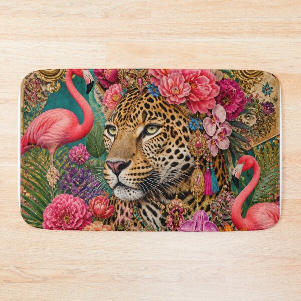 Item preview, Leopard and Flamingos designed and sold by Tau Tia L Douglass.