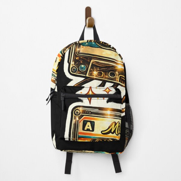 Item preview, Pegatina de cinta de casete con mixtape retro designed and sold by CosmicDreamAI.