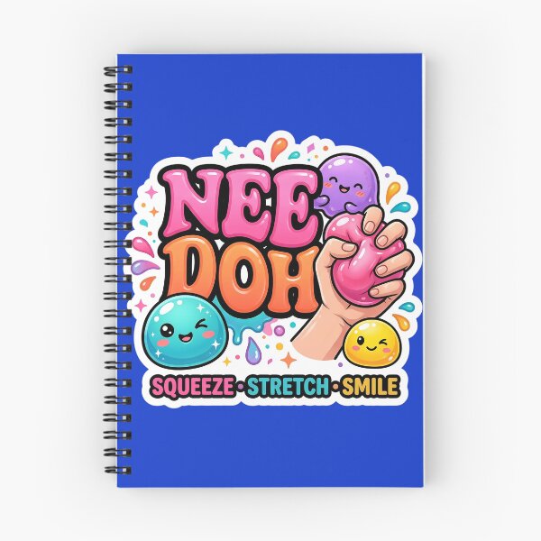 Item preview, Cute Sensory Squishy Kawaii Sticker – Squeeze Stretch Smile | Colorful Stress Relief Design designed and sold by Bhaskar Digital Art.