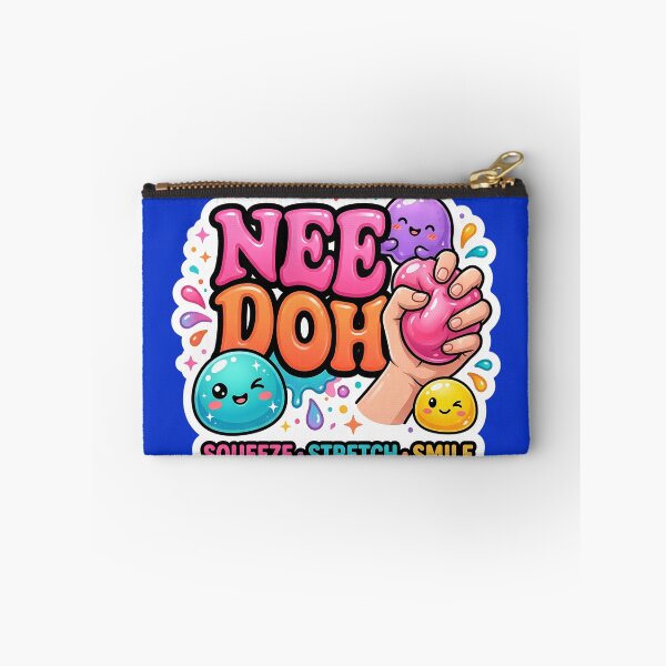 Item preview, Cute Sensory Squishy Kawaii Sticker – Squeeze Stretch Smile | Colorful Stress Relief Design designed and sold by Bhaskar Digital Art.