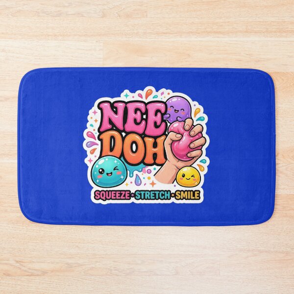 Item preview, Cute Sensory Squishy Kawaii Sticker – Squeeze Stretch Smile | Colorful Stress Relief Design designed and sold by Bhaskar Digital Art.