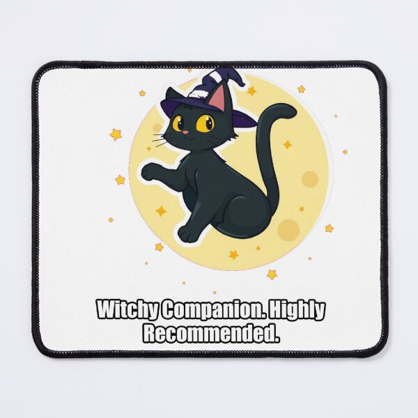 Item preview, Black Cat - Witchy Companion Highly Recommended - Funny Cat Gift designed and sold by pawdrops.