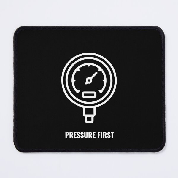 Item preview, Pressure First – Tire Pressure Gauge Motorsport T-Shirt designed and sold by RageLine.