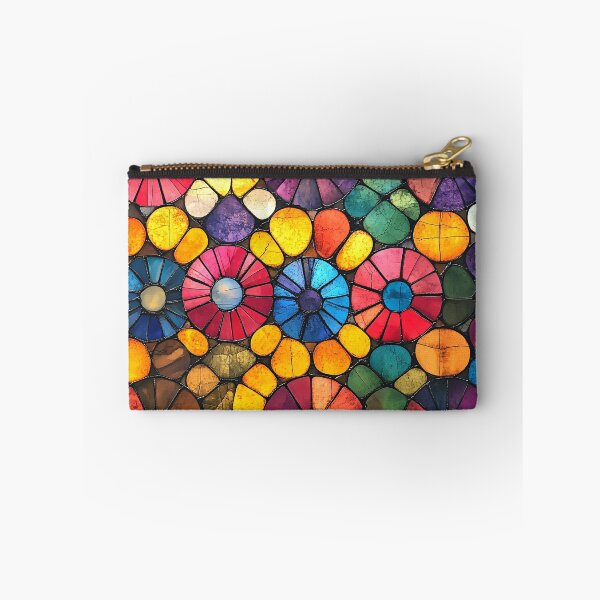 Item preview, Radiant Stained Glass Mandala Mosaic designed and sold by GrinGalore.