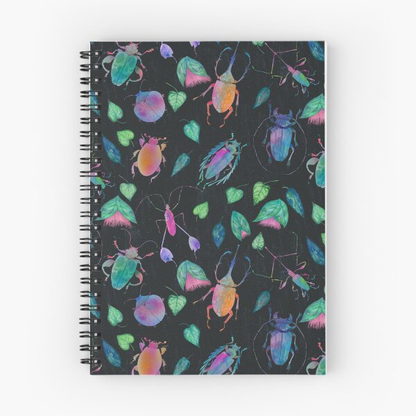 Item preview, Whimsical Bugs Dark Mode designed and sold by Sukilopi.