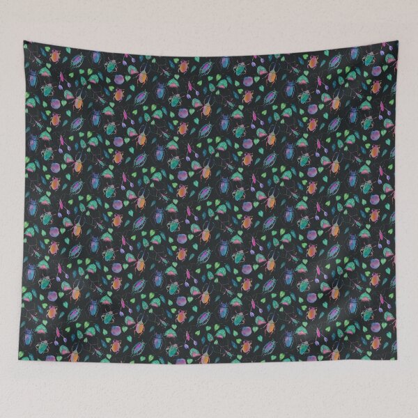 Item preview, Whimsical Bugs Dark Mode designed and sold by Sukilopi.