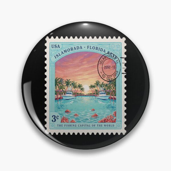 Item preview, Islamorada Florida Keys Reef Postage Stamp Sticker designed and sold by stickercuffs.