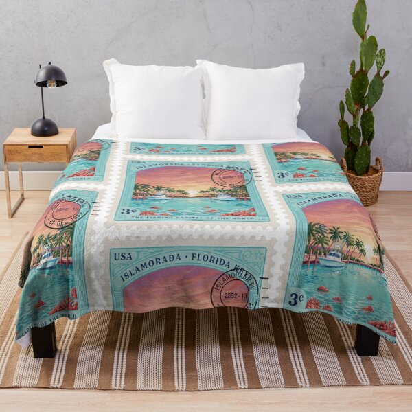 Item preview, Islamorada Florida Keys Reef Postage Stamp Sticker designed and sold by stickercuffs.