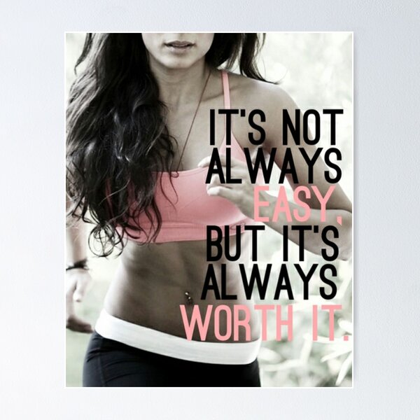 Item preview, Women's Inspirational Fitness Quote designed and sold by superfitstuff.