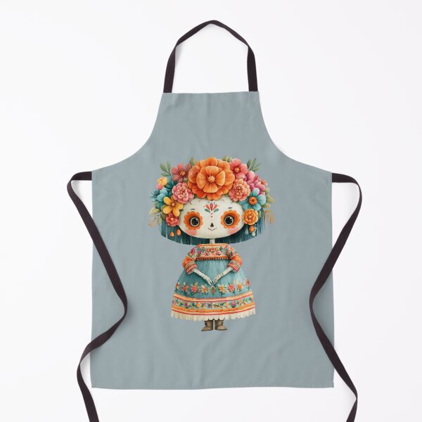 Item preview, Dia de Muertos Catrina Doll | Floral Sugar Skull Art designed and sold by MythicMood.