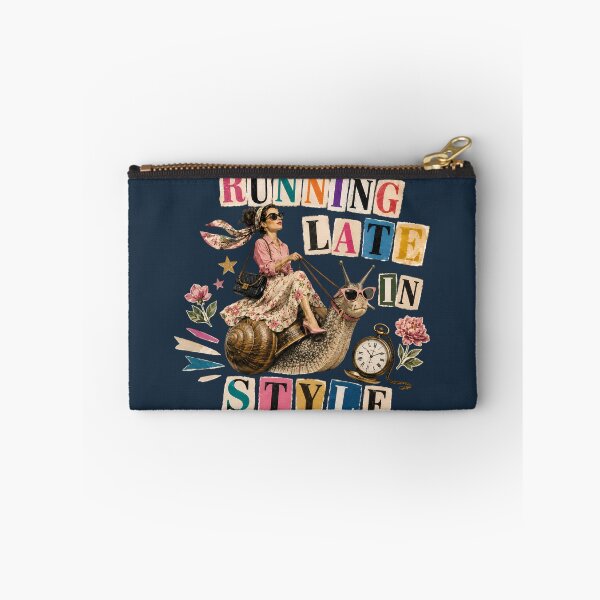 Item preview, Vintage Woman Snail Collage Funny Tardiness designed and sold by VIVID COLORS CLUB.